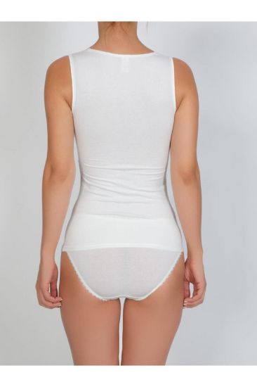 Beyaz Dantelli Atlet Külot Takımı