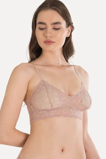 Vizon Dantel Bralet Sütyen Külot Takım