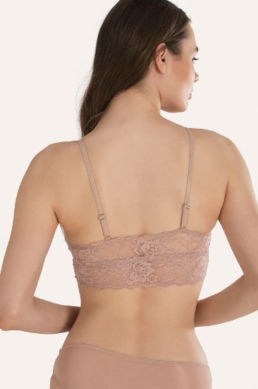 Vizon Dantel Bralet Sütyen Külot Takım