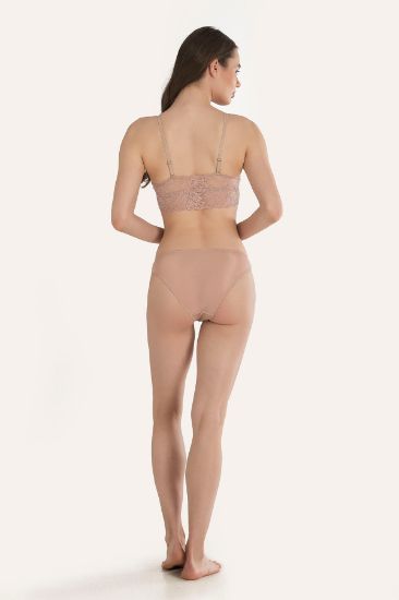 Vizon Dantel Bralet Sütyen Külot Takım