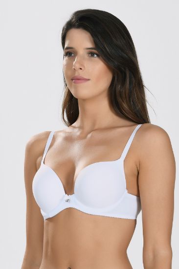 Beyaz Klasik Tam Destekli Sütyen