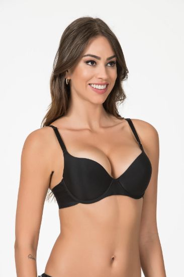 Belvü LAZER KESİM DESTEKLİ PUSH-UP SÜTYEN SİYAH