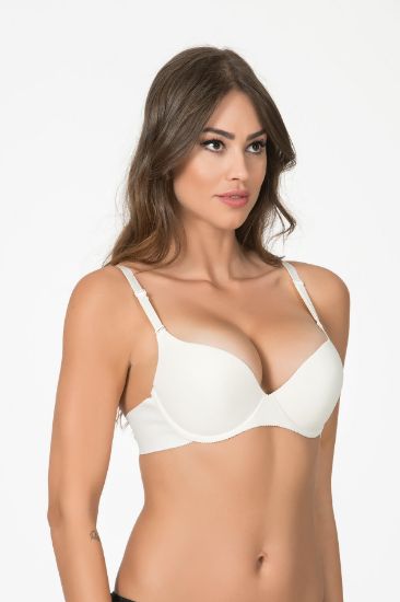 Belvü LAZER KESİM DESTEKLİ PUSH-UP SÜTYEN EKRU