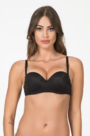 Belvü STRAPLES DOLGULU SÜTYEN SİYAH 1110P