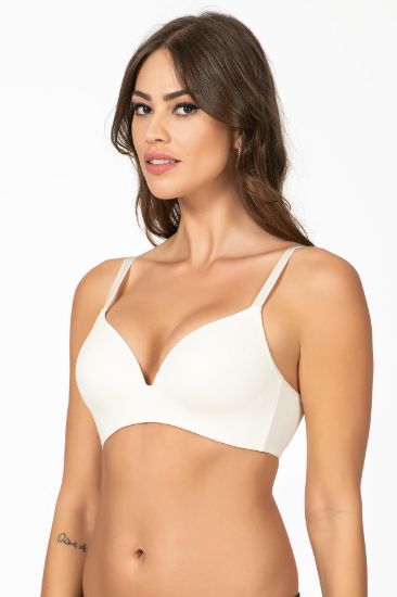 Belvü ESNEK TELLİ DESTEKSİZ ÜÇGEN SÜTYEN EKRU 1144