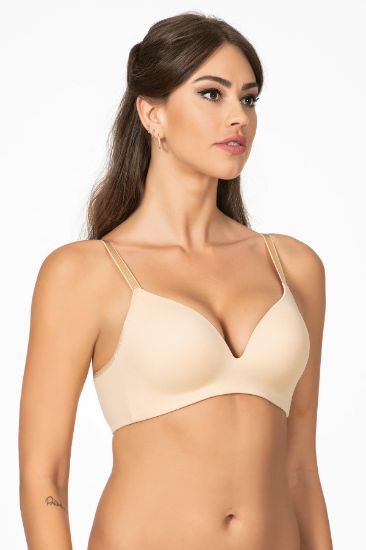 BELVÜ ESNEK TELLİ DESTEKSİZ ÜÇGEN SÜTYEN TEN